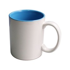 TAZA BLANCA INTERIOR EN COLOR